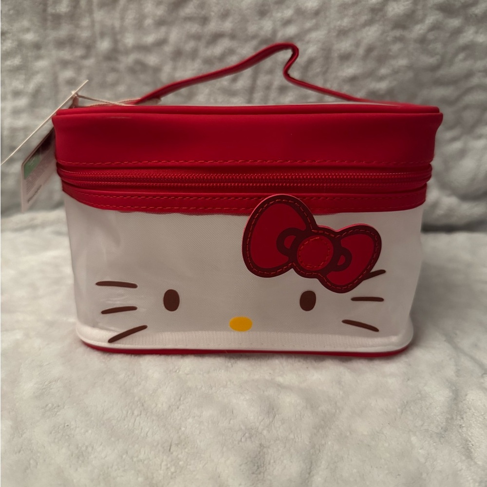 Hello Kitty Red and White Cosmetic Bag